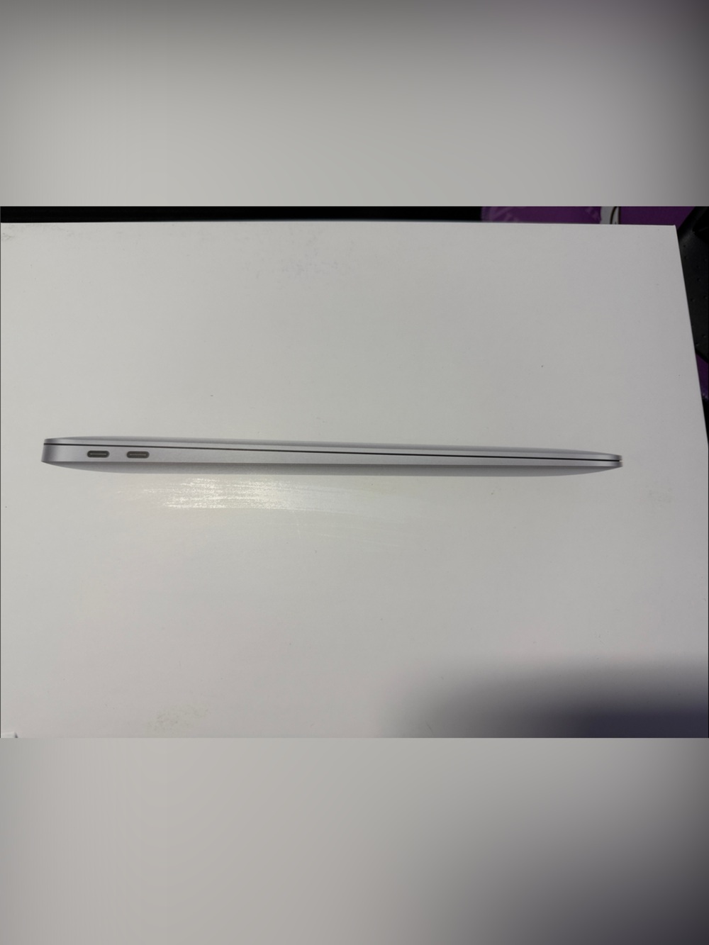13" Apple Silver Laptop MacBook Air Side View